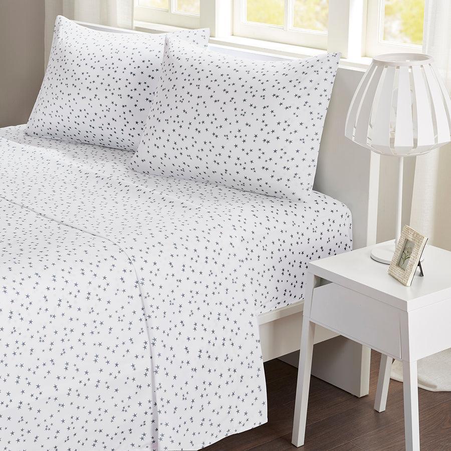 Olliix.com Sheets & Sheet Sets - Printed Sheet Set Twin Blue