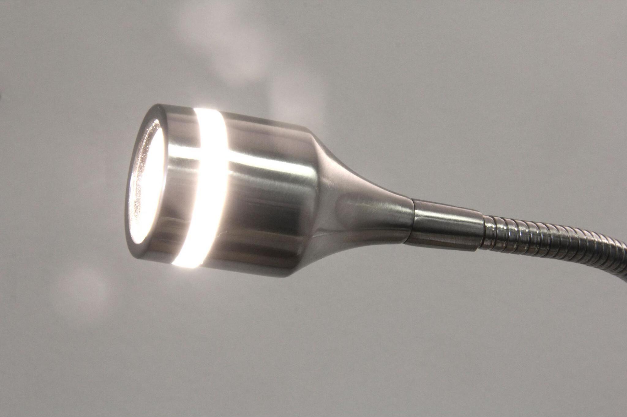 Adesso Desk Lamps - Prospect LED Desk Lamp Brushed Steel