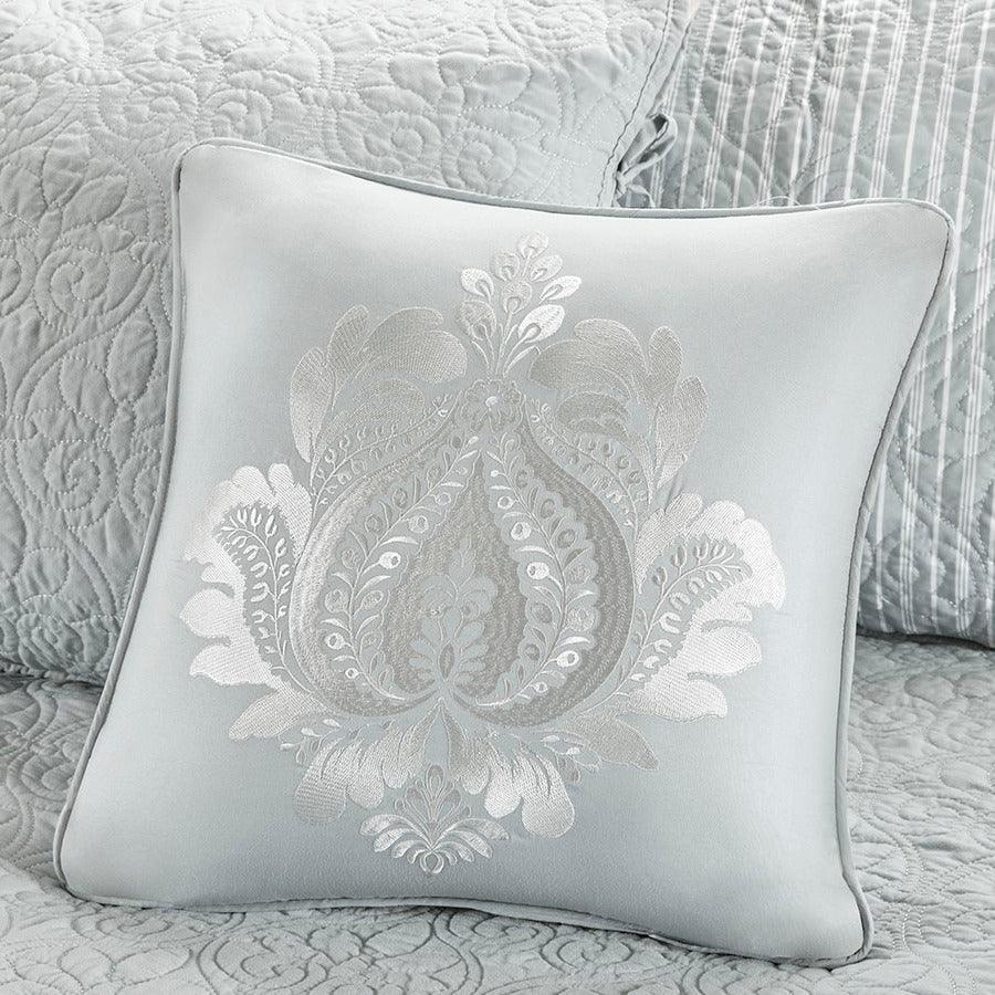 Olliix.com Comforters & Blankets - Quebec Daybed 6 Piece Reversible Daybed Cover Set Gray