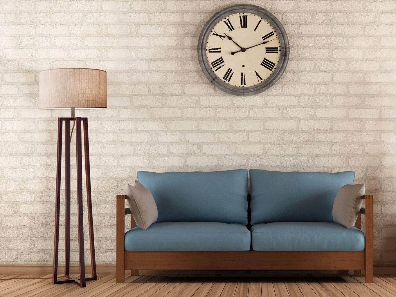 Adesso Floor Lamps - Quinn Floor Lamp Walnut
