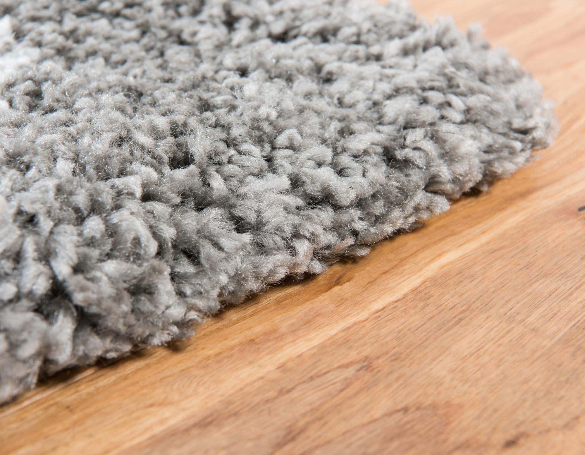 Unique Loom Indoor Rugs - Rabat Shag Rectangular 9x12 Rug Gray & Ivory
