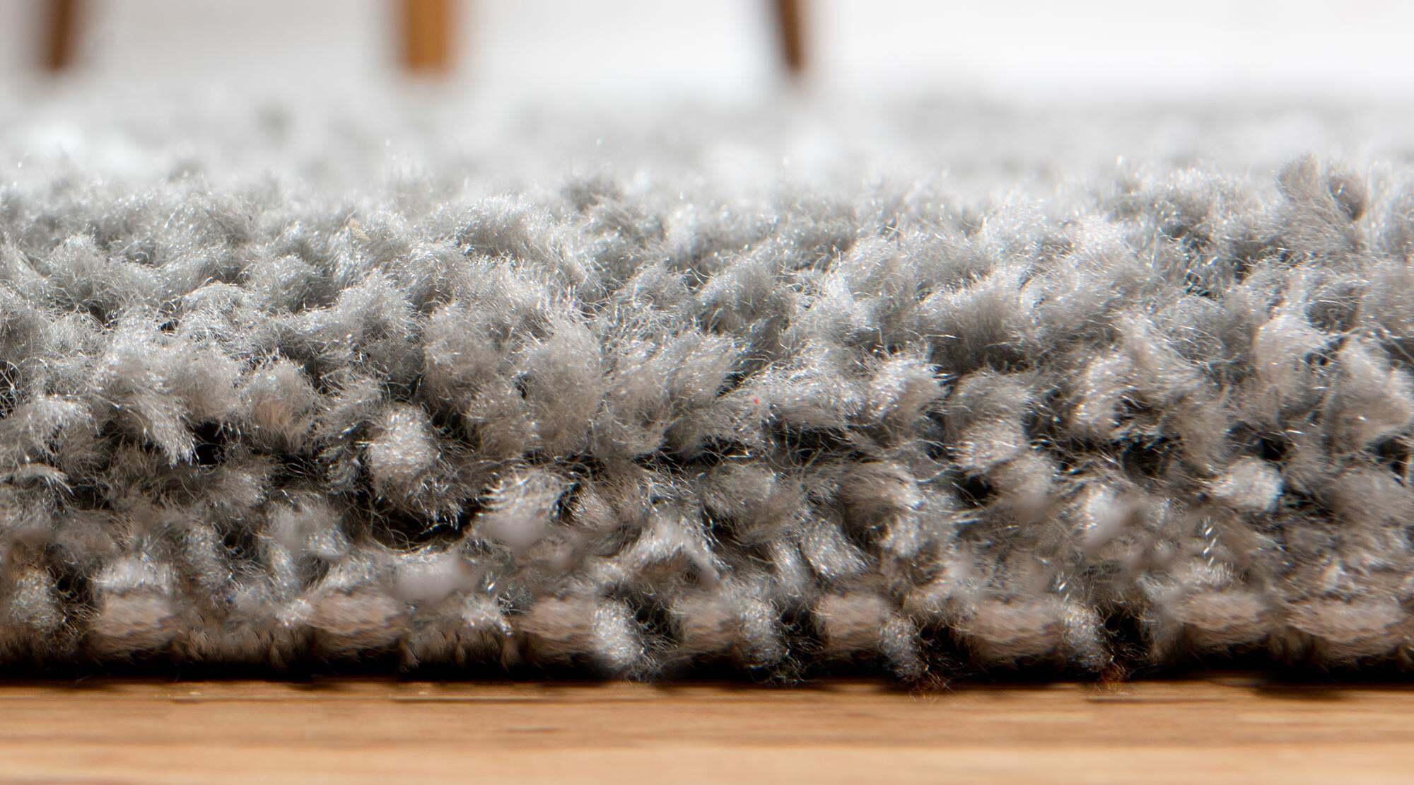 Unique Loom Indoor Rugs - Rabat Shag Rectangular 9x12 Rug Gray