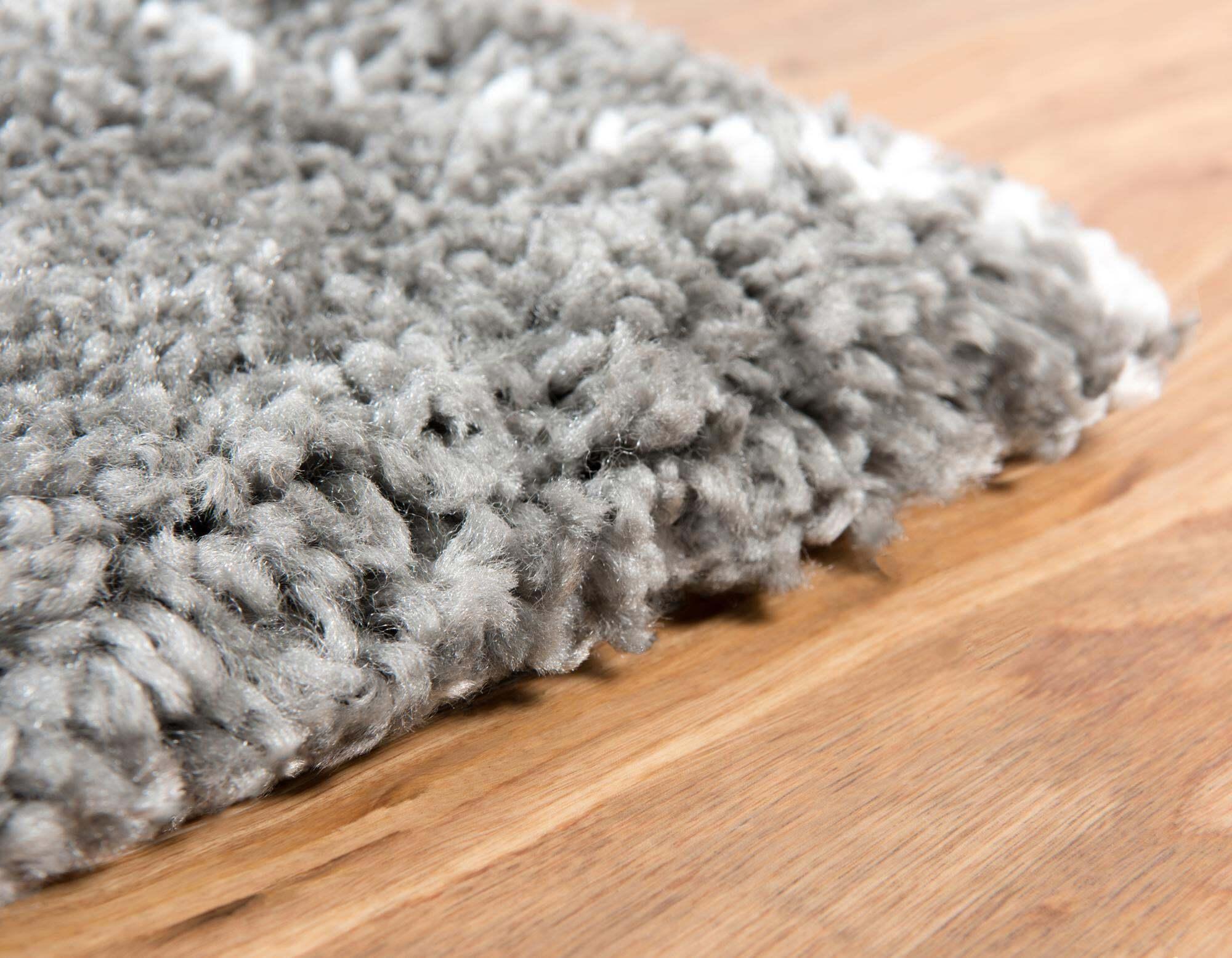 Unique Loom Indoor Rugs - Rabat Shag Rectangular 9x12 Rug Gray