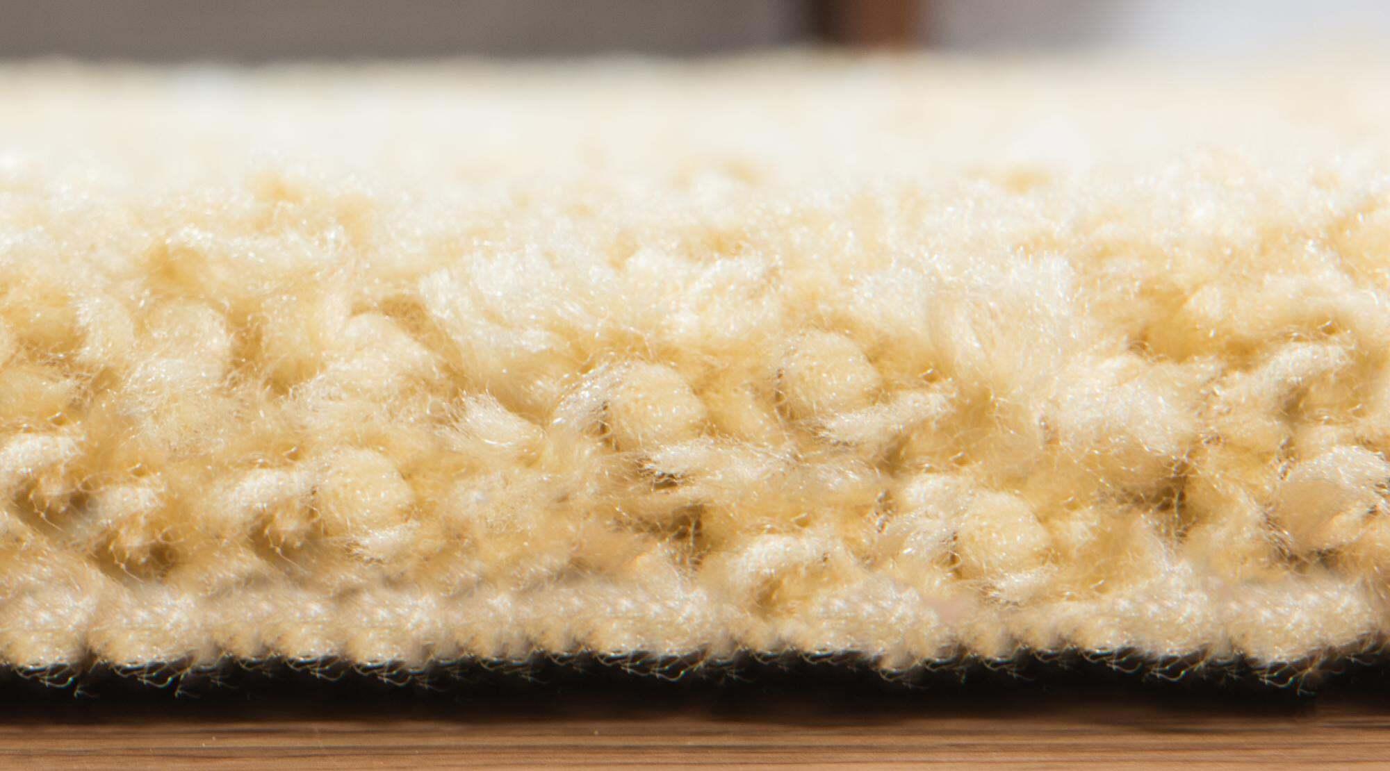Unique Loom Indoor Rugs - Rabat Shag Rectangular 9x12 Rug Yellow & Ivory