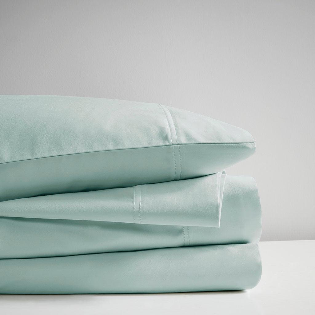 Olliix.com Sheets & Sheet Sets - Rayon from Bamboo California King Sheet Set Aqua