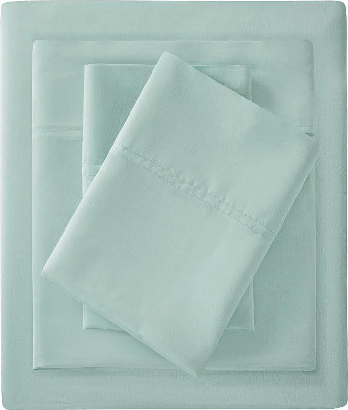 Olliix.com Sheets & Sheet Sets - Rayon from Bamboo California King Sheet Set Aqua