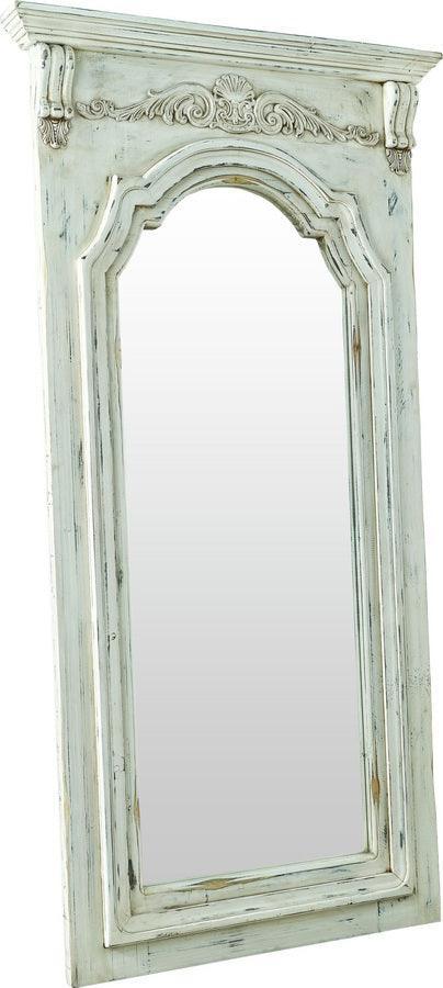 Elements Mirrors - Reba Vertical Floor Mirror Antique White