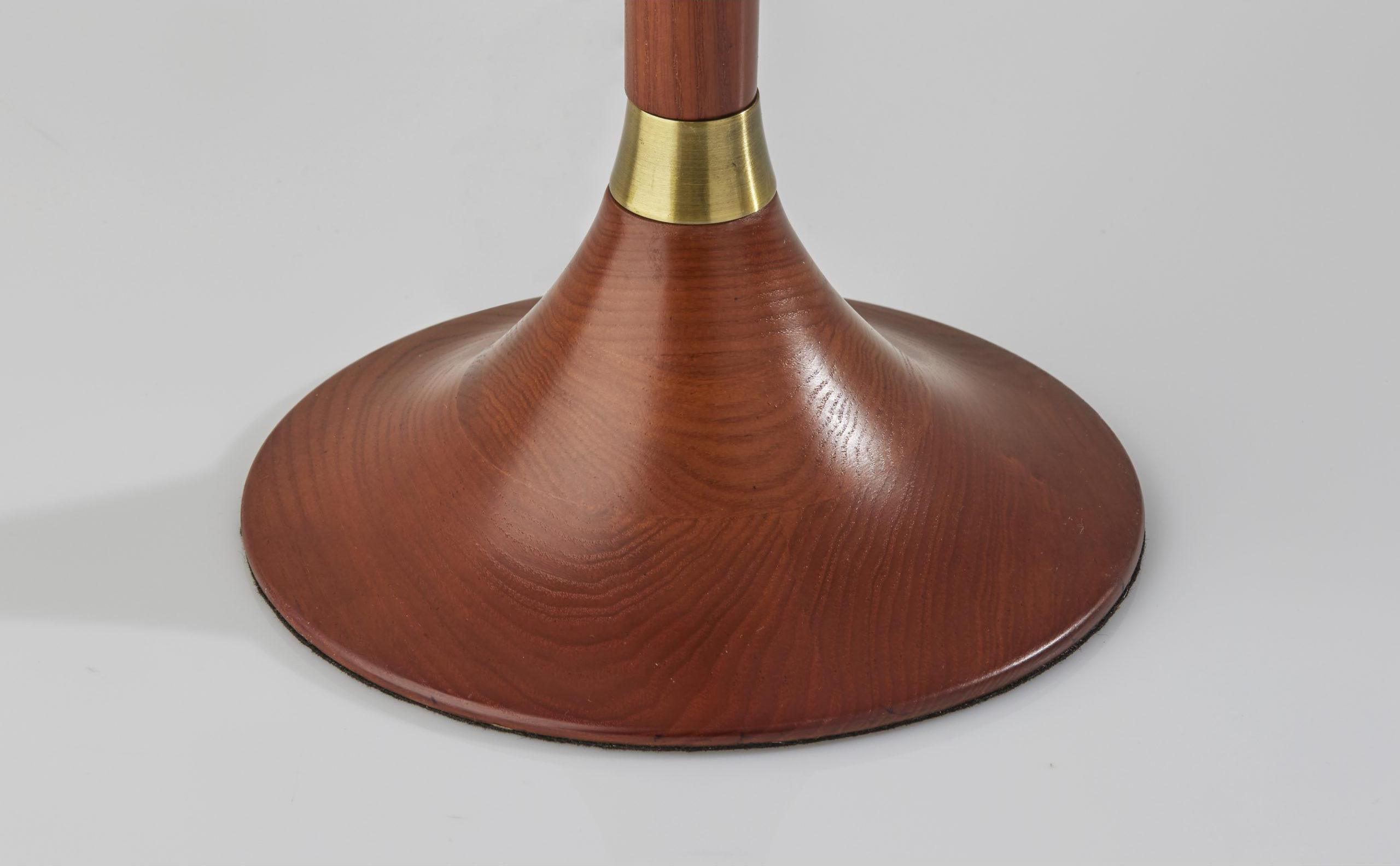 Adesso Table Lamps - Rebecca Table Lamp White & Walnut