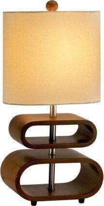 Adesso Table Lamps - Rhythm Table Lamp Natural & Walnut