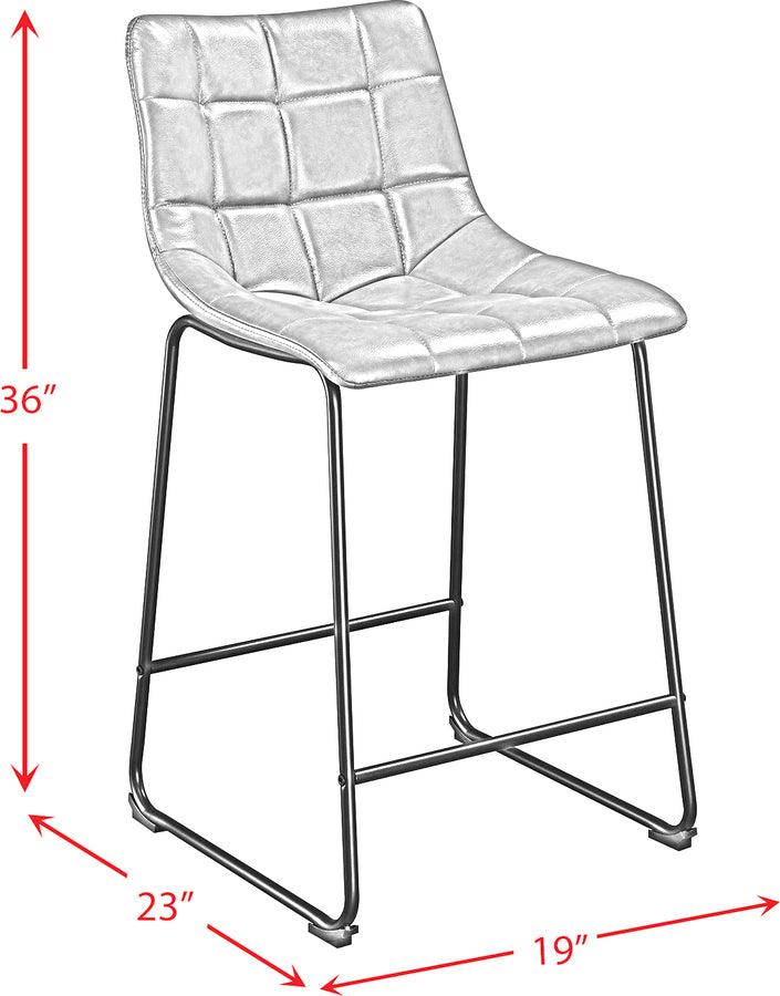 Elements Barstools - Richmond 25" Counter Stool in Linen Grey