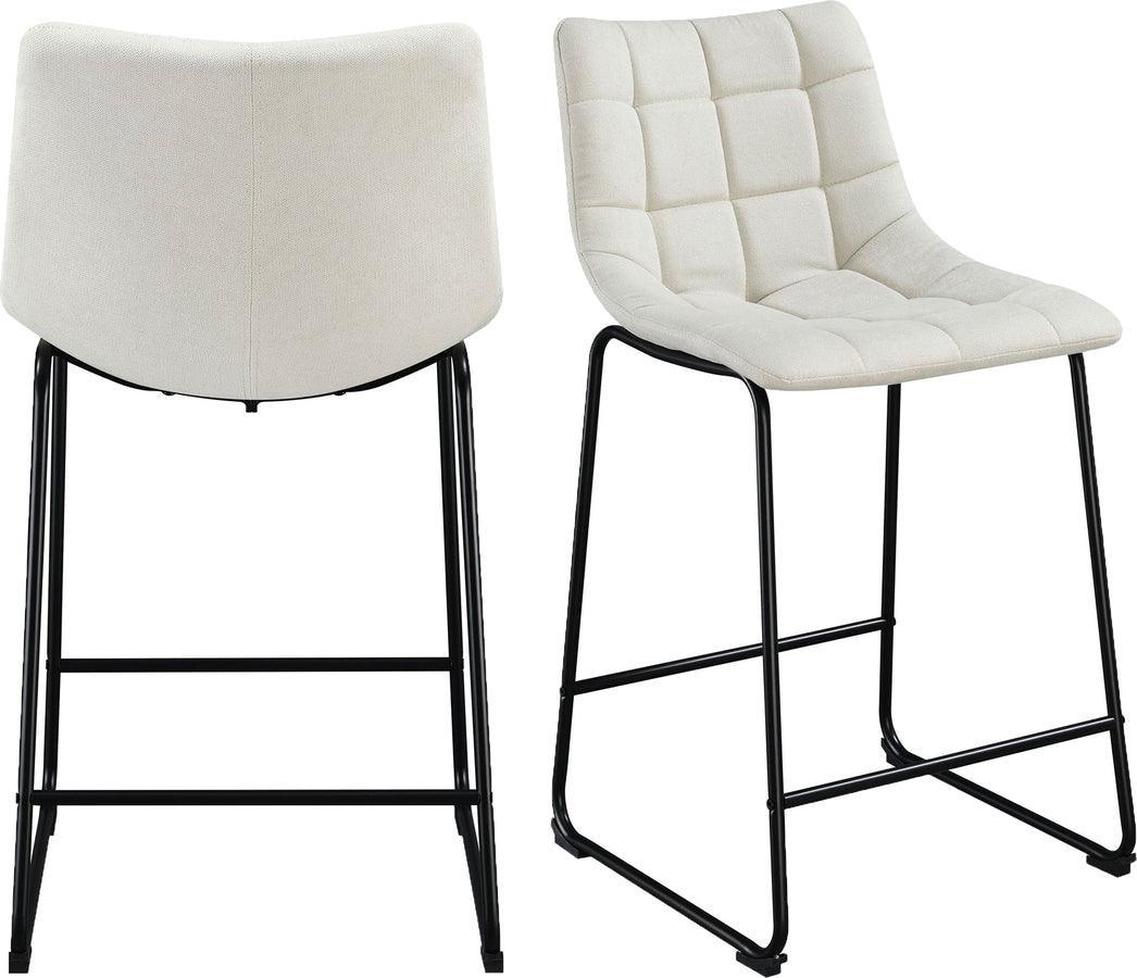 Elements Barstools - Richmond 25" Counter Stool in Linen White