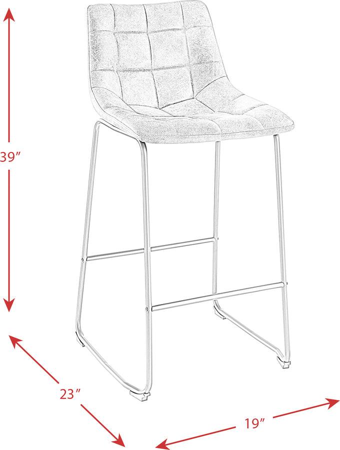 Elements Barstools - Richmond 30" Bar Stool in Cappuccino