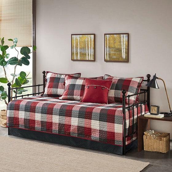 Olliix.com Comforters & Blankets - Ridge Coverlet & Bedspread Daybed Red