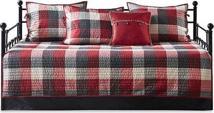 Olliix.com Comforters & Blankets - Ridge Coverlet & Bedspread Daybed Red