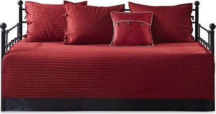 Olliix.com Comforters & Blankets - Ridge Coverlet & Bedspread Daybed Red