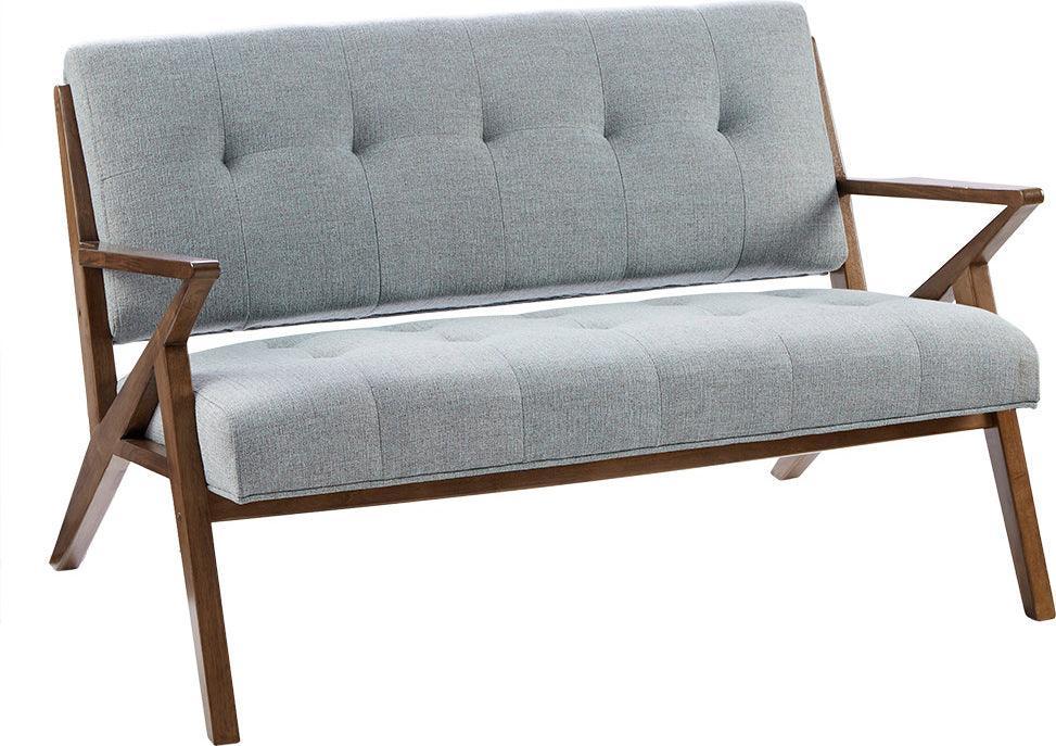 Olliix.com Loveseats - Rocket Mid-Century Loveseat 53.75W x 33.5D x 32.5H Seafoam