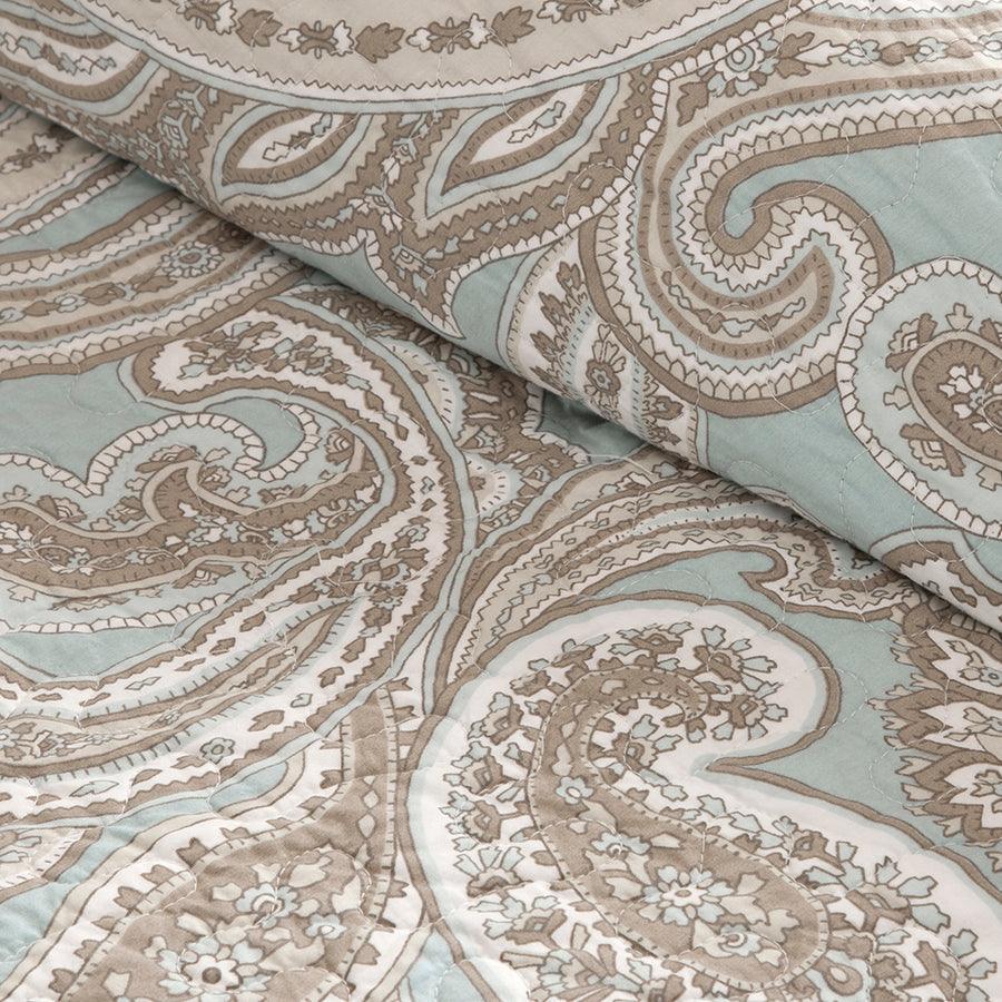 Olliix.com Comforters & Blankets - Ronan Transitional 4 Piece Coverlet Set King/Cal King Blue