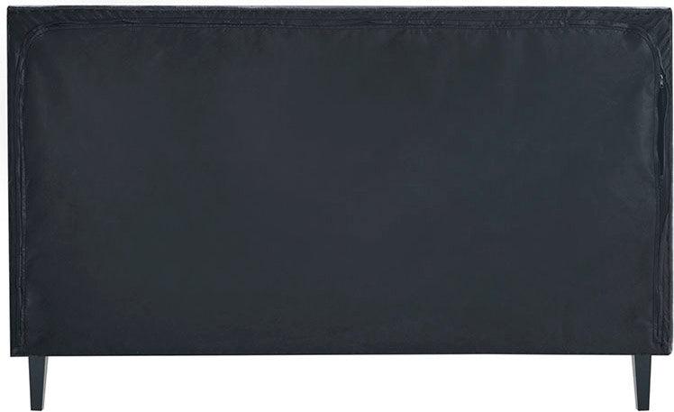 Olliix.com Beds - Rowen Quilted Upholestered 40.7 " H Platform Bed Charcoal