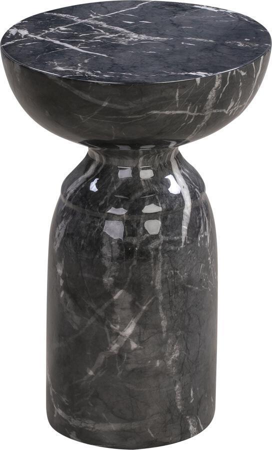 Tov Furniture Side & End Tables - Rue Black Marble Side Table