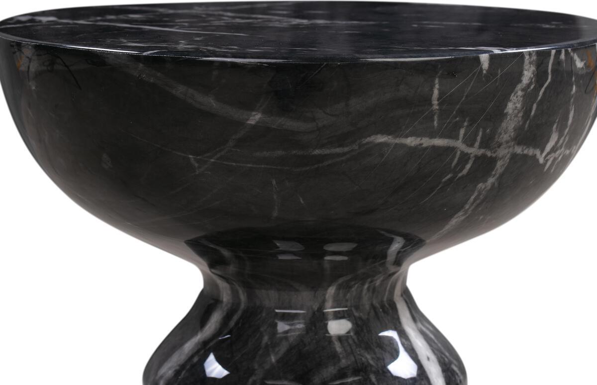Tov Furniture Side & End Tables - Rue Black Marble Side Table