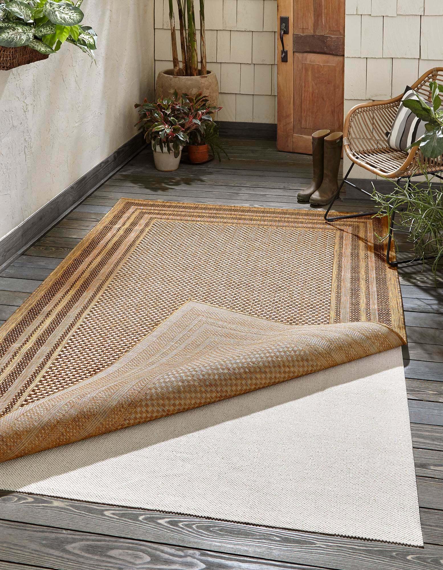 Unique Loom Rug Pads - Rug Pad Rectangular 8x11 Rug Beige
