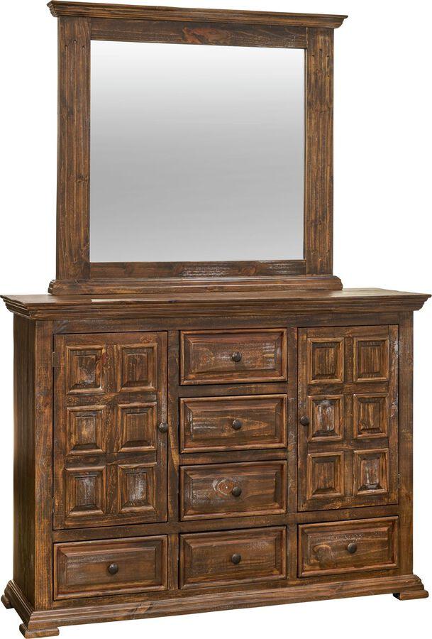 Elements Dressers - Ruma Brown Dresser Brown 91"H
