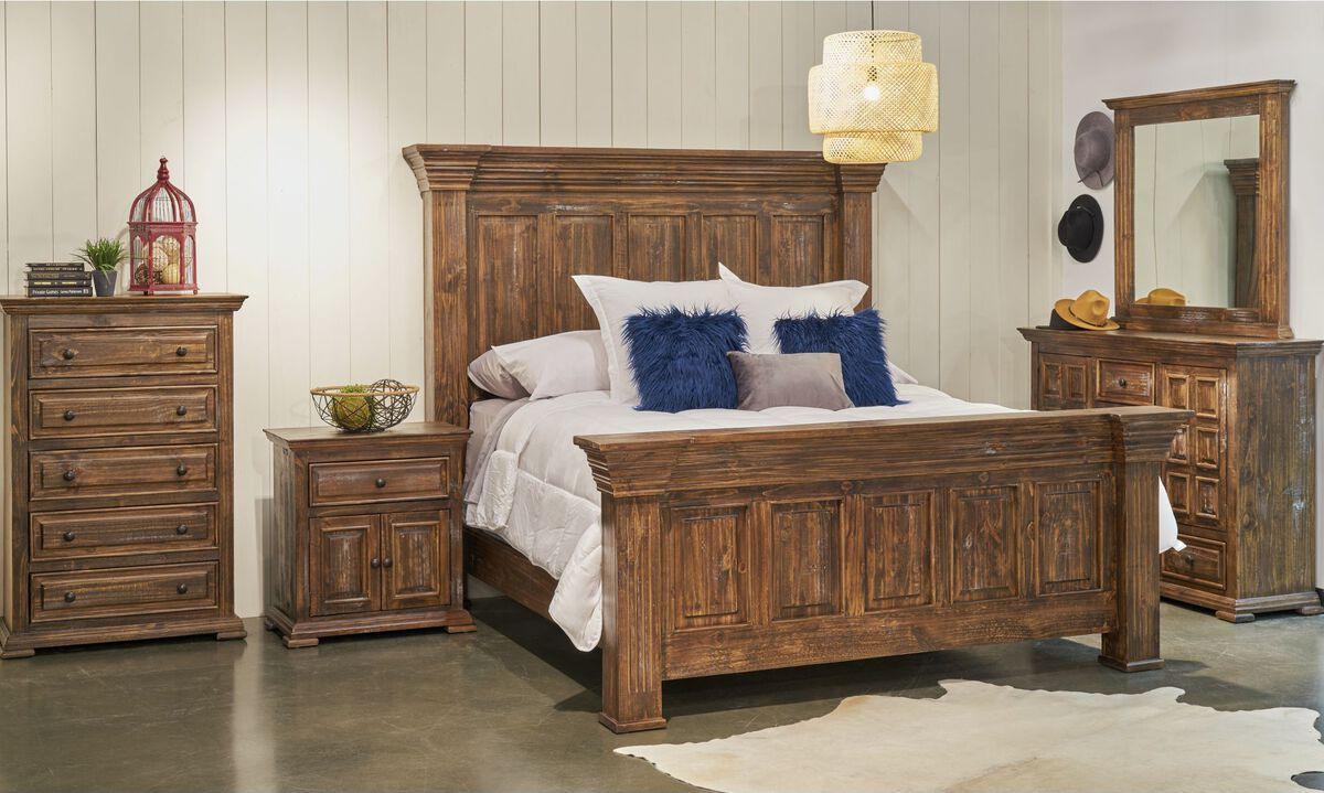 Elements Beds - Ruma Brown King Bed Brown