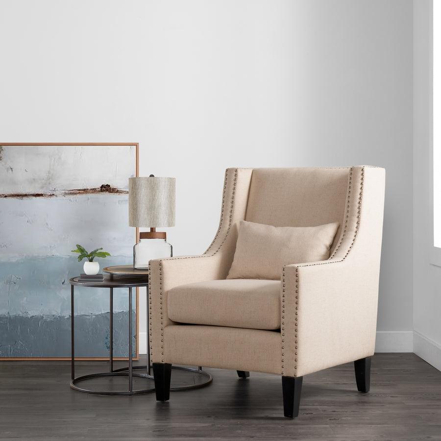 Elements Accent Chairs - Ryan Accent Arm Chair Natural