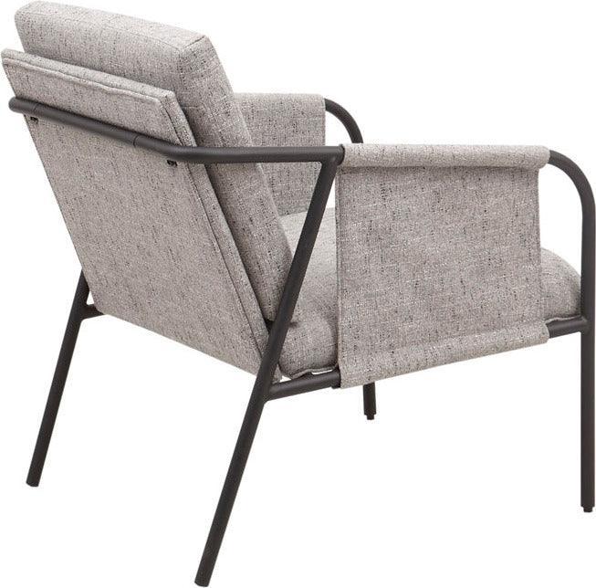 Olliix.com Accent Chairs - Ryan Metal Frame Accent Chair Matte Black