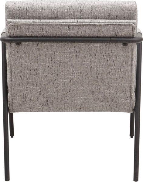 Olliix.com Accent Chairs - Ryan Metal Frame Accent Chair Matte Black