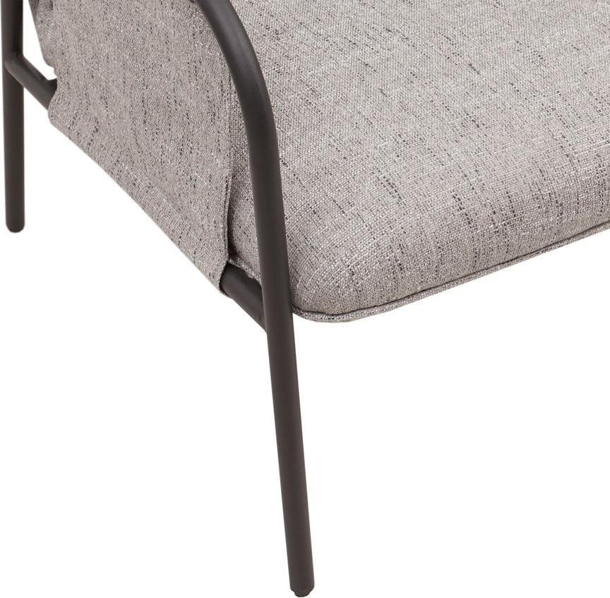 Olliix.com Accent Chairs - Ryan Metal Frame Accent Chair Matte Black