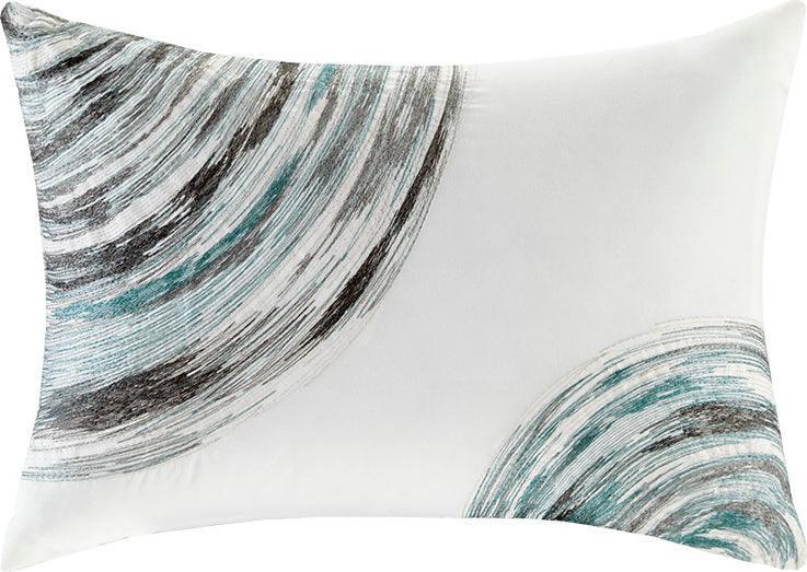 Olliix.com Comforters & Blankets - Saben Complete Comforter and Cotton Sheet Set Aqua Full