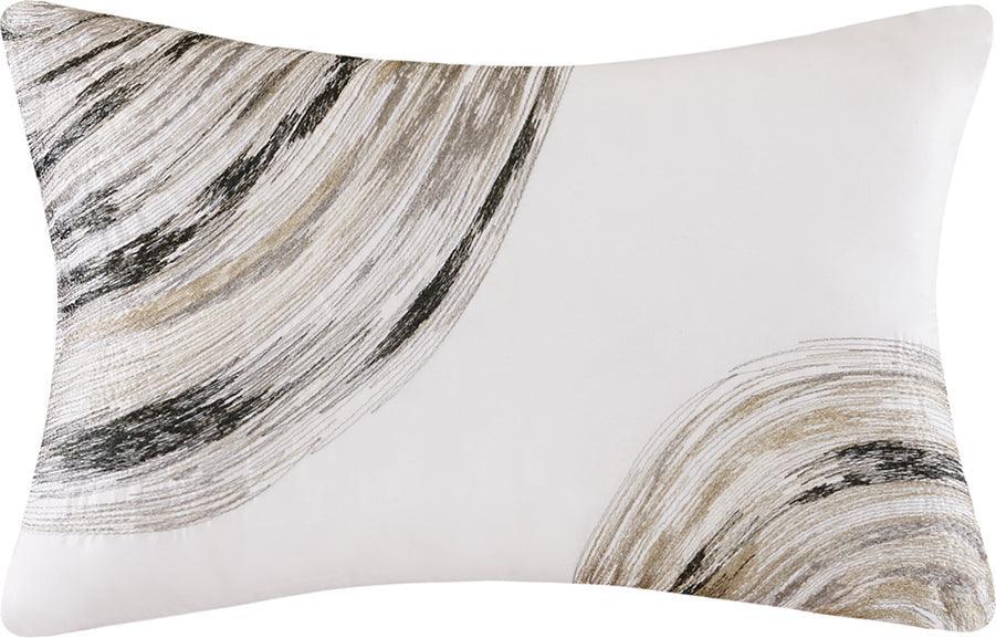 Olliix.com Comforters & Blankets - Saben Modern Complete Comforter and Cotton Sheet Set Taupe Cal King