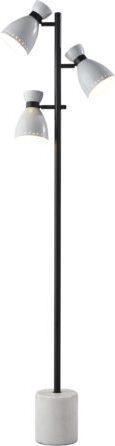 Adesso Floor Lamps - Sadie Tree Lamp Black & White