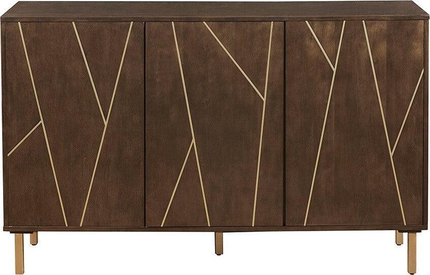 Olliix.com Cabinets & Wardrobes - Sadler 34"H 3-Door Cabinet