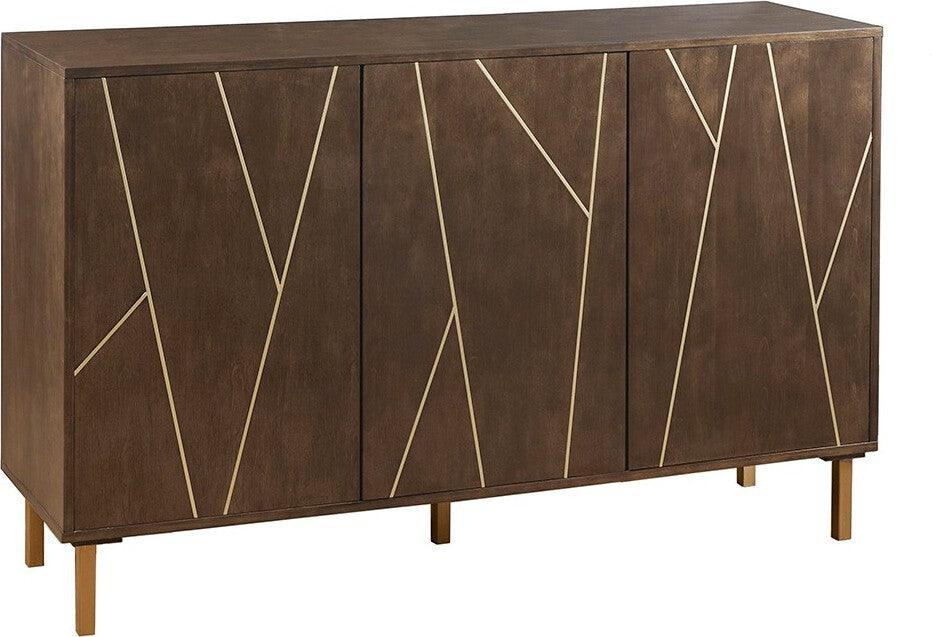 Olliix.com Cabinets & Wardrobes - Sadler 34"H 3-Door Cabinet