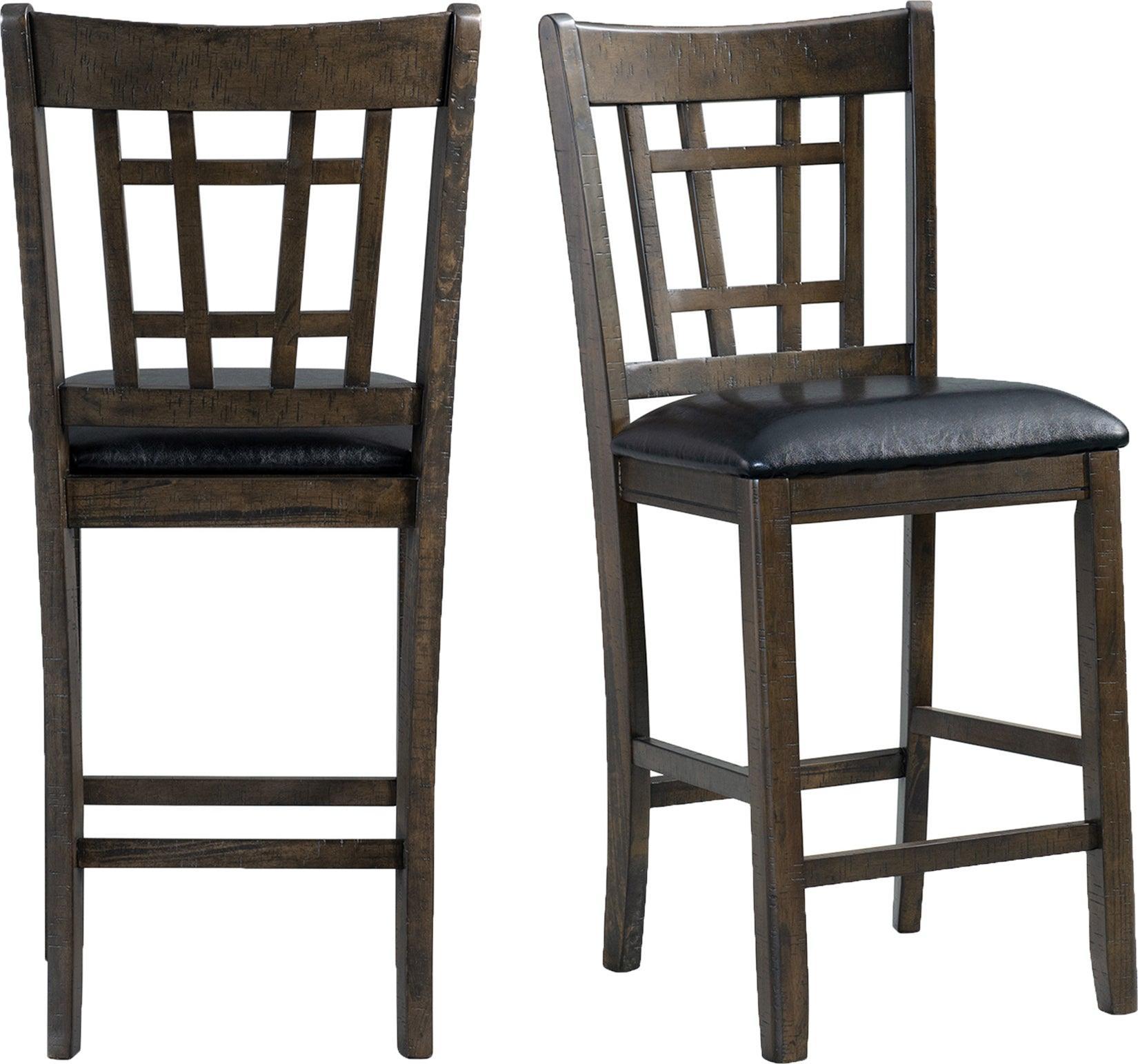 Elements Dining Chairs - Sam Distressed Side Chair Set (Set of 2)