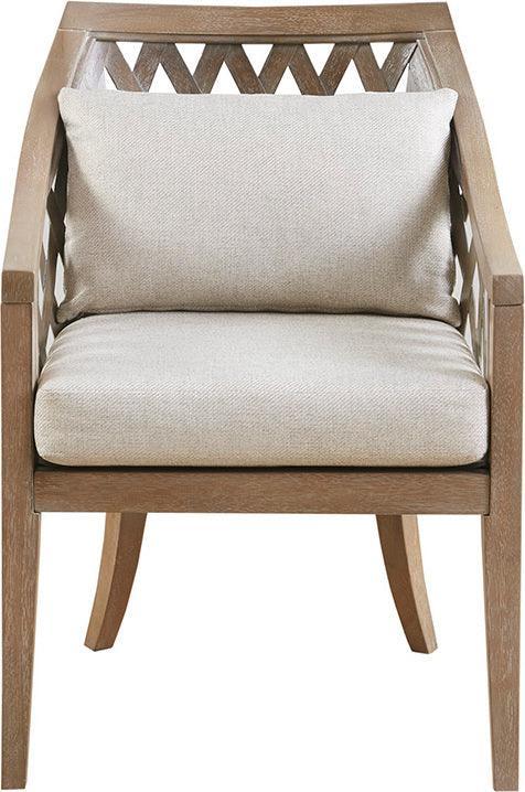 Olliix.com Accent Chairs - San Pedro Wood Barrel Chair Natural