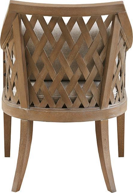 Olliix.com Accent Chairs - San Pedro Wood Barrel Chair Natural