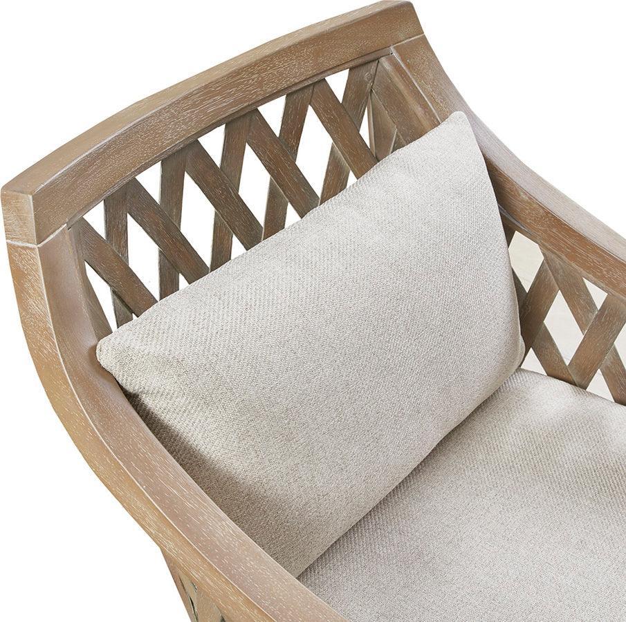 Olliix.com Accent Chairs - San Pedro Wood Barrel Chair Natural