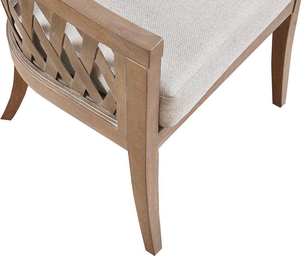 Olliix.com Accent Chairs - San Pedro Wood Barrel Chair Natural