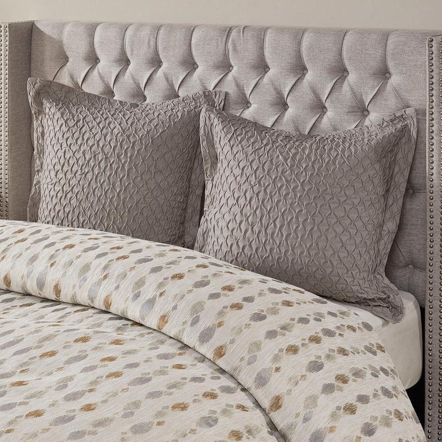 Olliix.com Comforters & Blankets - Sanctuary Comforter Set Taupe|Gold King