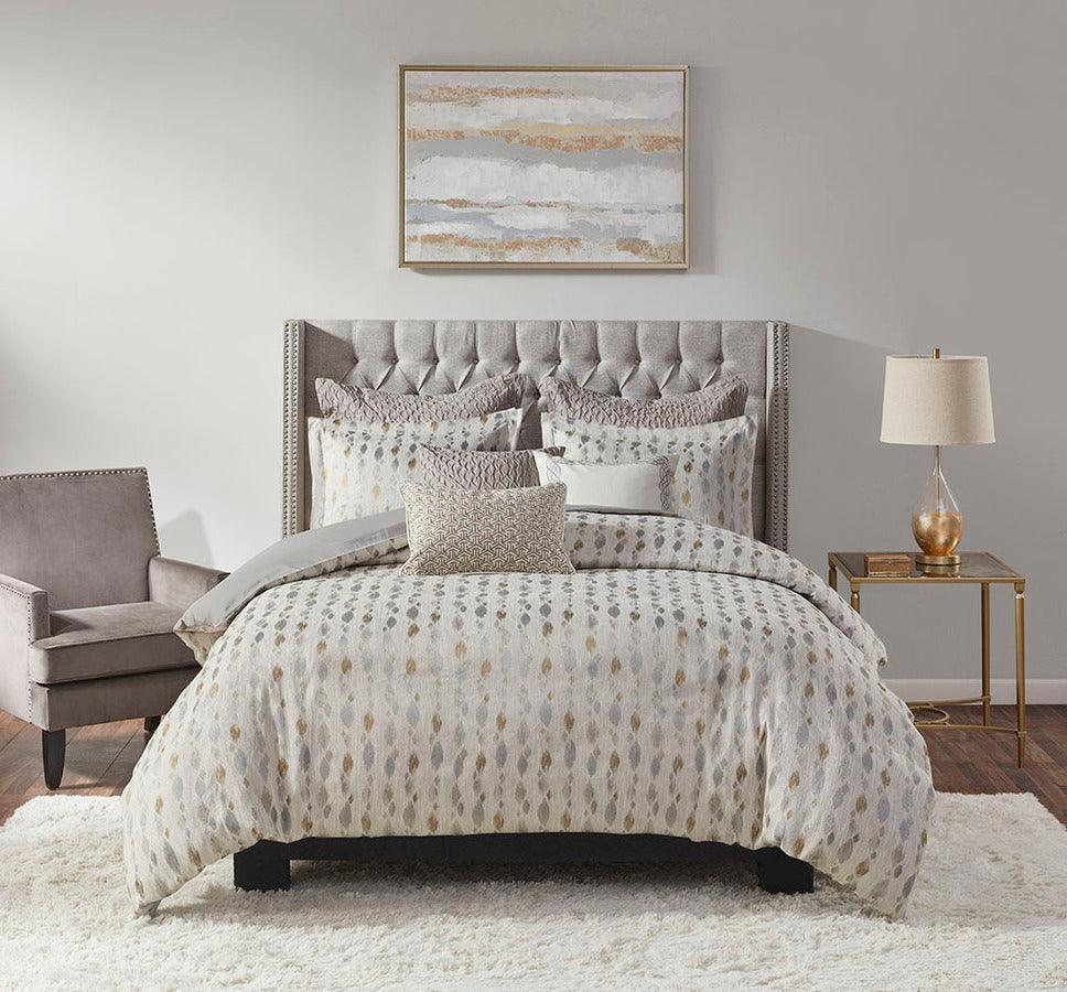 Shop Sanctuary Farm House Comforter Set Taupe | Gold | Comforters &  Blankets | CasaOne | Bad-Organizer