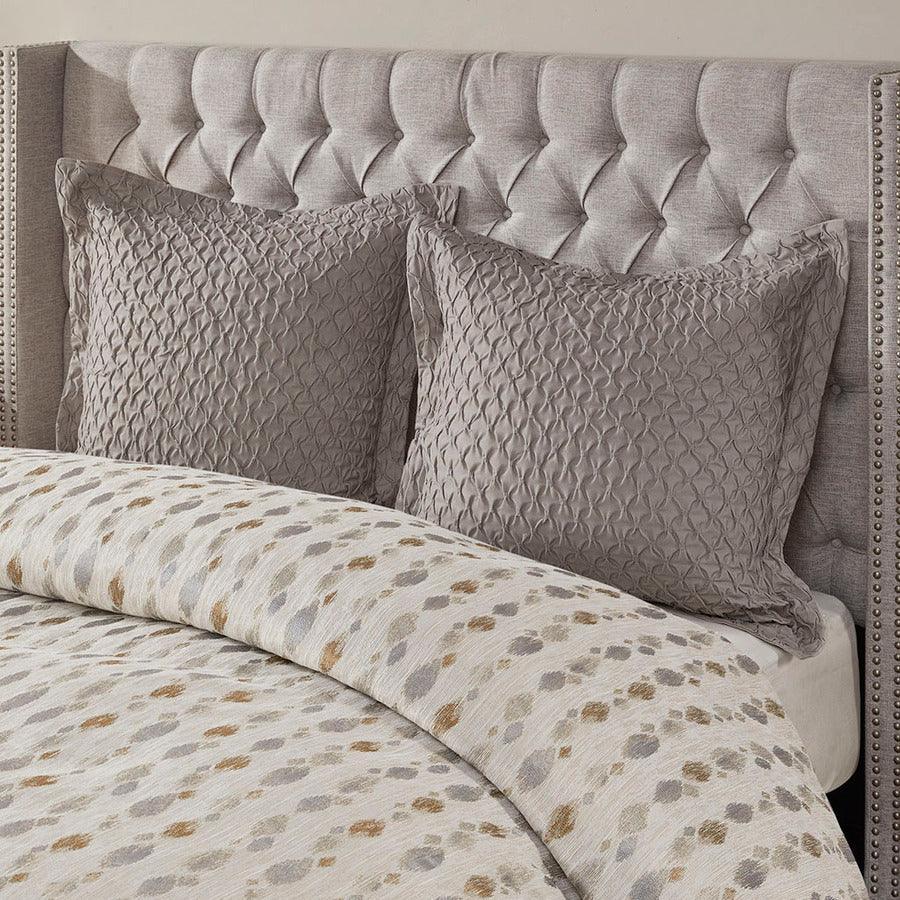 Olliix.com Comforters & Blankets - Sanctuary Farm House Comforter Set Taupe | Gold Queen