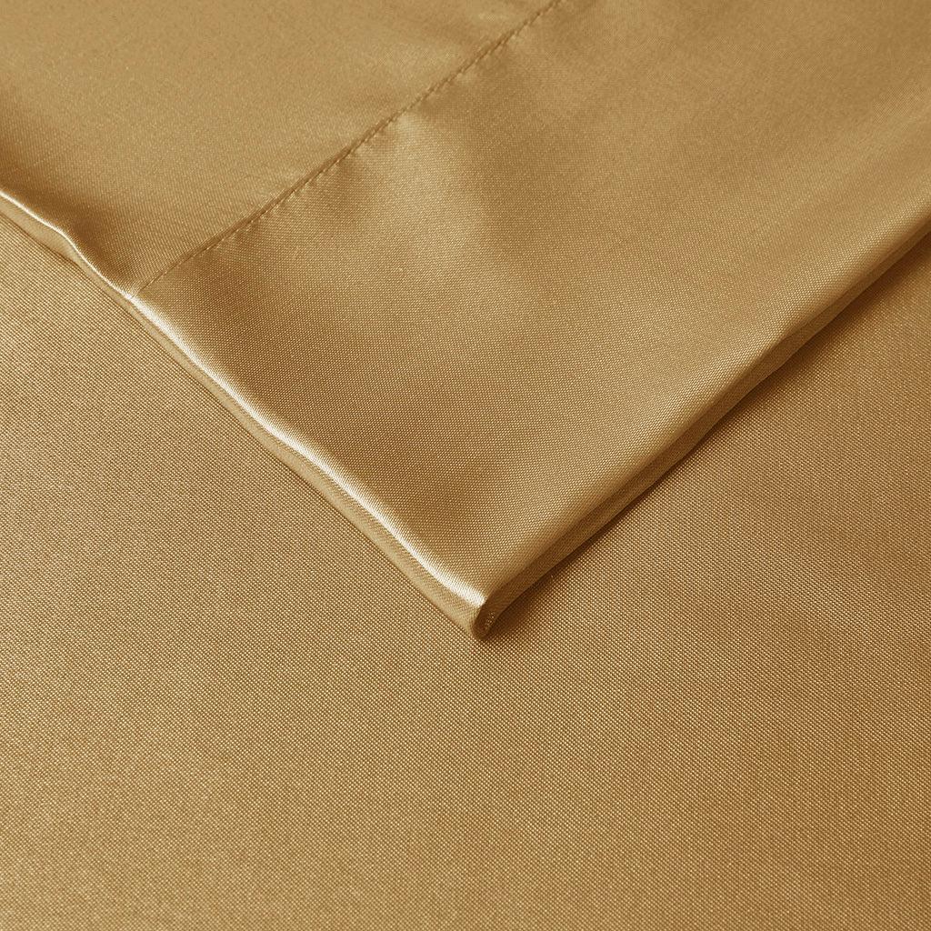 Olliix.com Pillowcases & Shams - Satin King Pillowcase Gold