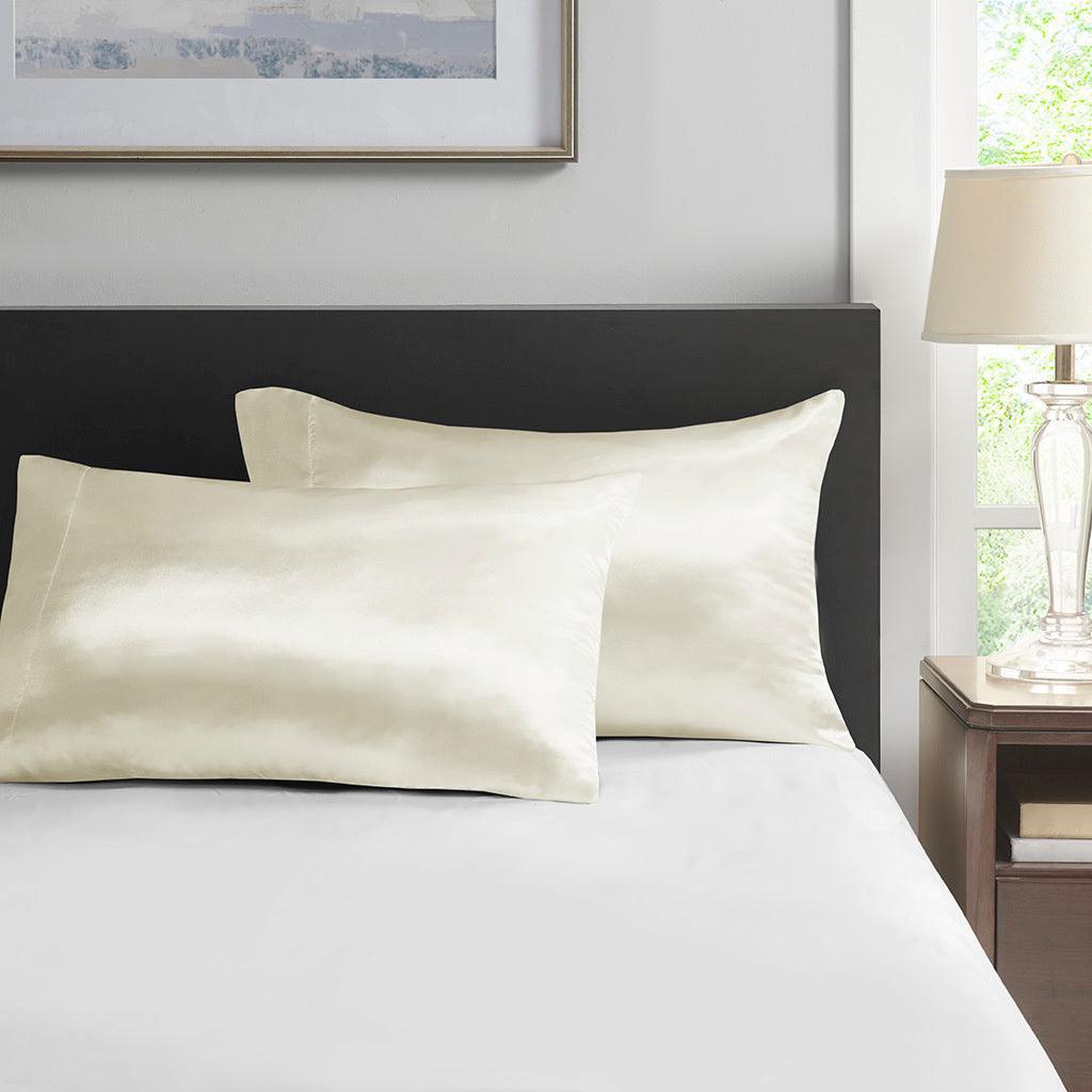 Olliix.com Pillowcases & Shams - Satin King Pillowcase Ivory