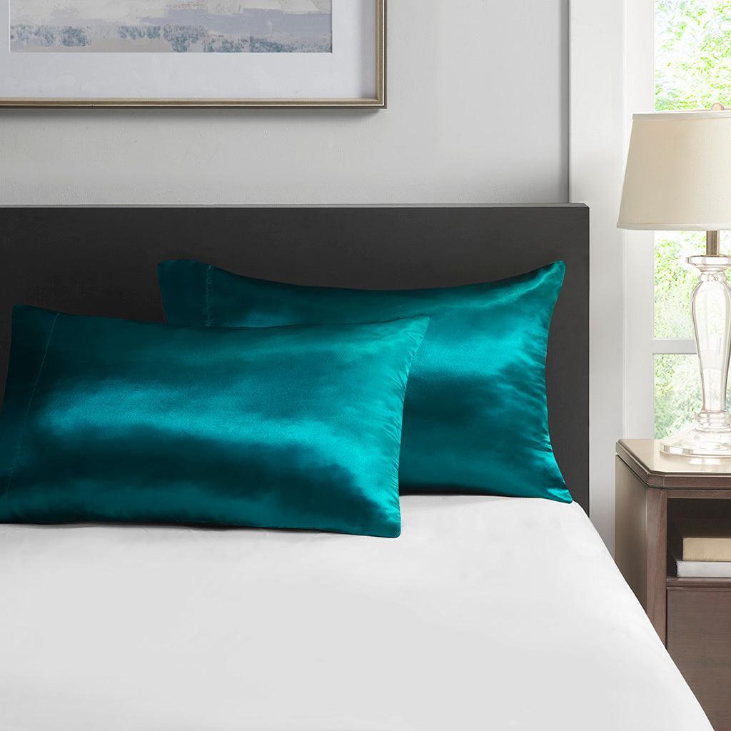 Olliix.com Pillowcases & Shams - Satin King Pillowcase Teal