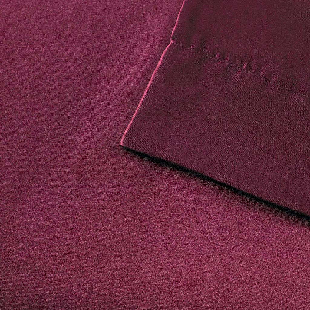 Olliix.com Sheets & Sheet Sets - Satin King Sheet Set Purple
