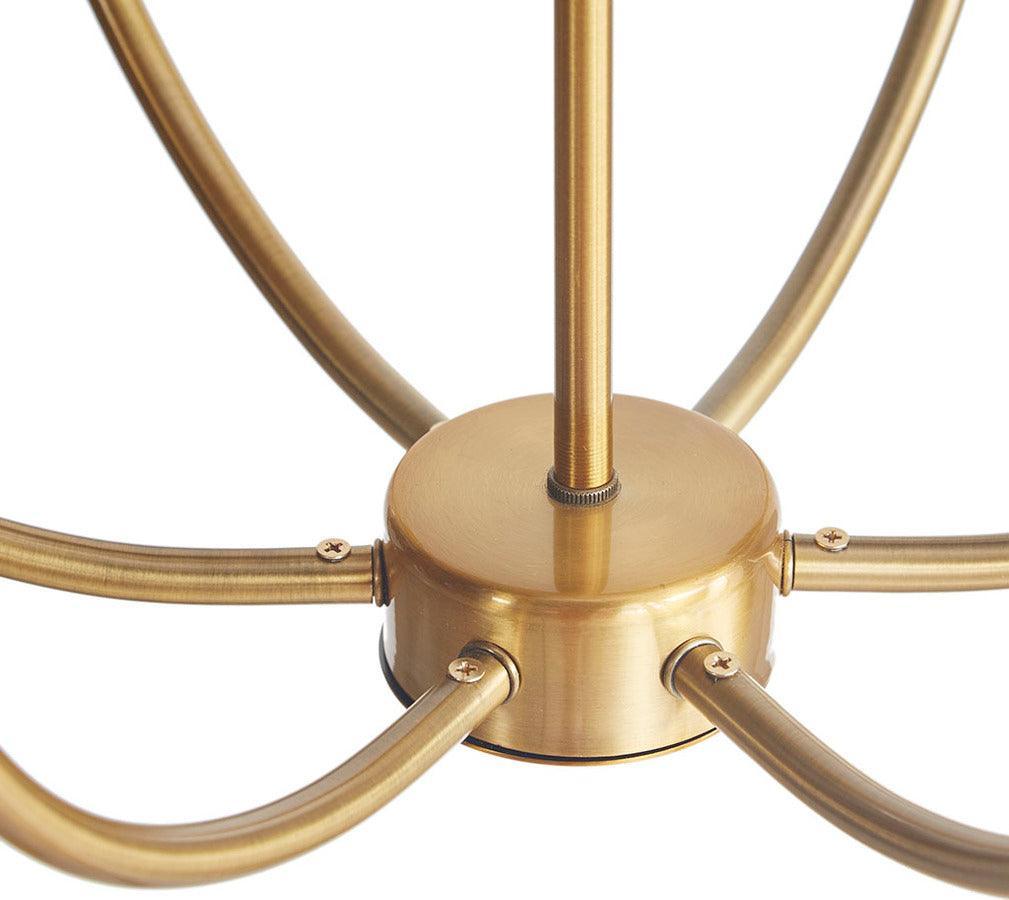 Olliix.com Ceiling Lights - Savor Traditional Candelabra Styled Chandelier Gold