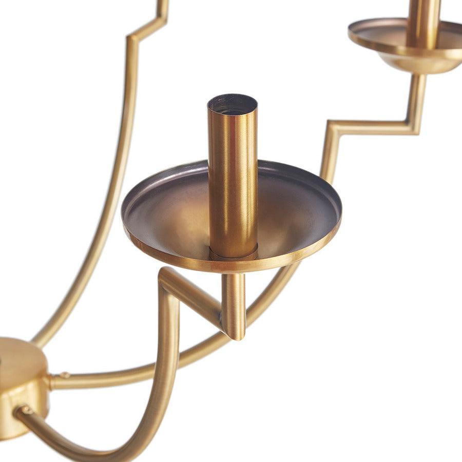 Olliix.com Ceiling Lights - Savor Traditional Candelabra Styled Chandelier Gold